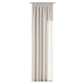Záves na riasiacej páske, biela, Linen, 392-04