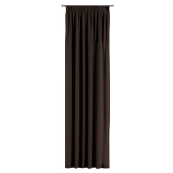 Záves na riasiacej páske, čokoládová, Cotton Panama, 702-03