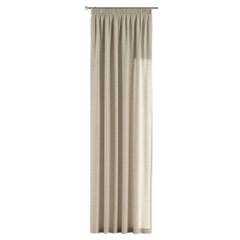 Záves na riasiacej páske, prírodný ľan, Linen, 392-05