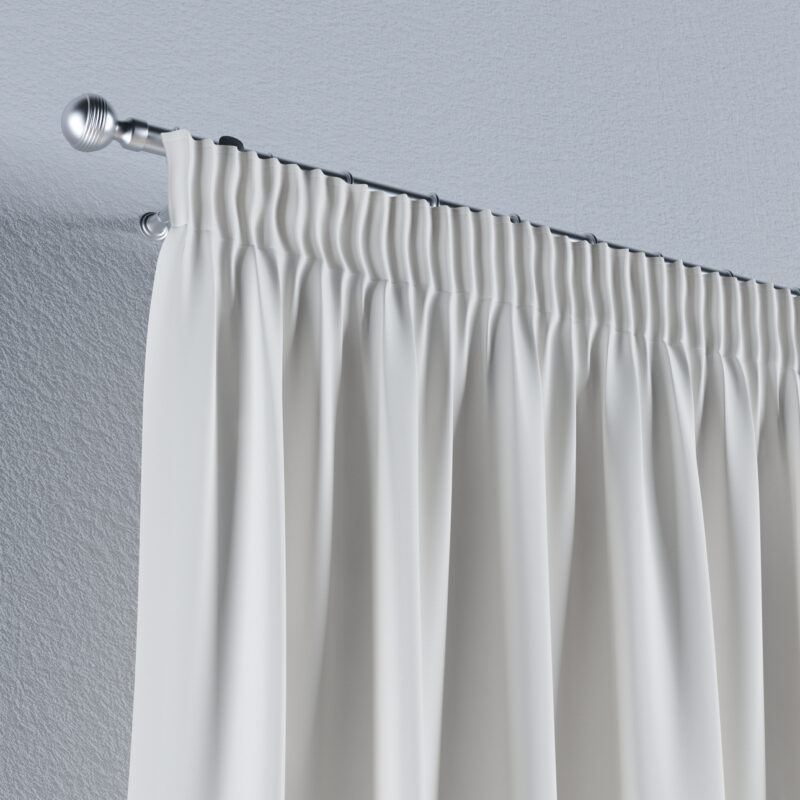 Záves na riasiacej páske, saténová teplá biela, Vintage 70's, 139-00 Záves na riasiacej páske, saténová teplá biela, Vintage 70's, 139-00