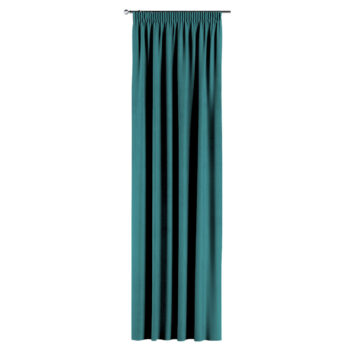 Záves na riasiacej páske, turkus, Crema, 178-10
