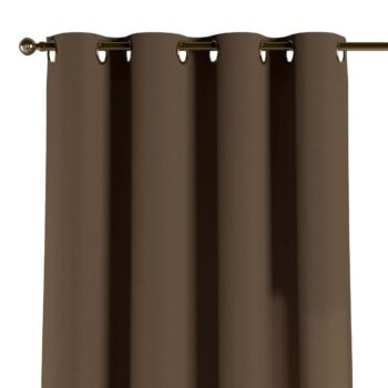 Záves s kolieskami, mocca, Cotton Panama, 702-02