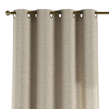 Záves s kolieskami, prírodný ľan, Linen, 392-05