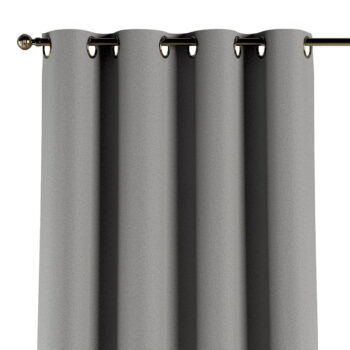 Záves s kolieskami, šedá, Blackout Soft, 269-22