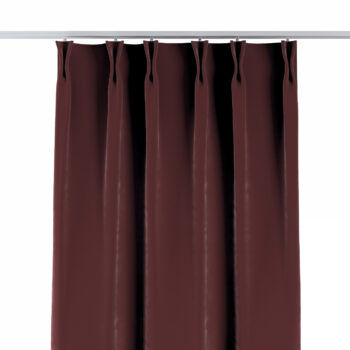 Záves so systémom FLEX (dvojité spony flex), Bordeaux, Velvet, 704-26