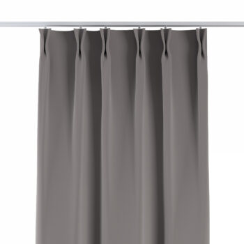 Záves so systémom FLEX (dvojité spony flex), Grå, Velvet, 704-11