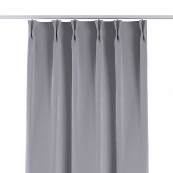 Záves so systémom FLEX (dvojité spony flex), Lysegrå, Velvet, 704-24