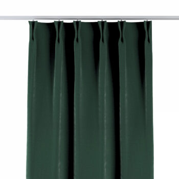 Záves so systémom FLEX (dvojité spony flex), Mørkegrøn, Velvet, 704-25