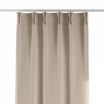 Záves so systémom FLEX (dvojité spony flex), prírodný ľan, Linen, 392-05