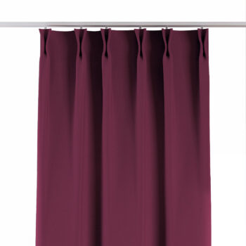 Záves so systémom FLEX (dvojité spony flex), slivková, Cotton Panama, 702-32