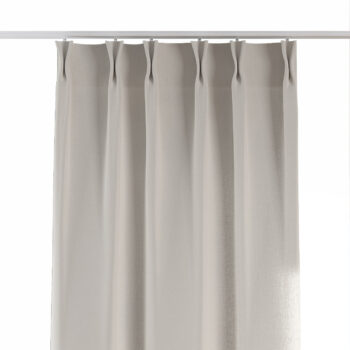 Záves so systémom FLEX (dvojité spony flex), teplá biela, Linen, 159-06