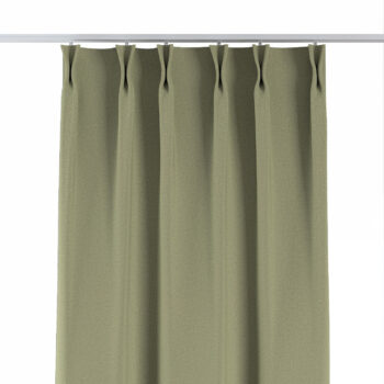 Záves so systémom FLEX (dvojité spony flex), zelená, Blackout Soft, 269-23