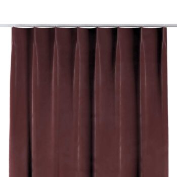 Záves so systémom FLEX (jednoduché spony flex), Bordeaux, Velvet, 704-26
