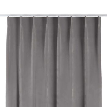 Záves so systémom FLEX (jednoduché spony flex), Grå, Velvet, 704-11