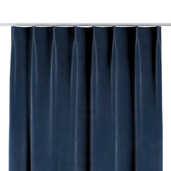 Záves so systémom FLEX (jednoduché spony flex), Mørkeblå, Velvet, 704-29