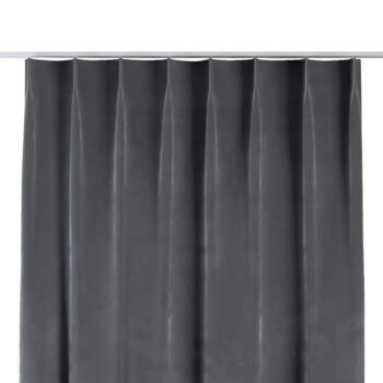 Záves so systémom FLEX (jednoduché spony flex), Mørkegrå, Velvet, 704-12