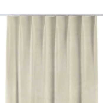 Záves so systémom FLEX (jednoduché spony flex), OffWhite, Velvet, 704-10