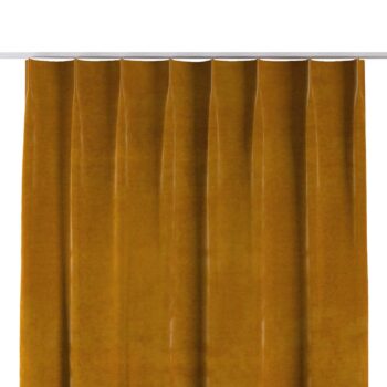Záves so systémom FLEX (jednoduché spony flex), Sennepsgul, Velvet, 704-23