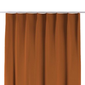 Záves so systémom FLEX (jednoduché spony flex), hrdzavá, Cotton Panama, 702-42