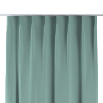 Záves so systémom FLEX (jednoduché spony flex), mätová, Blackout 300 cm, 269-09