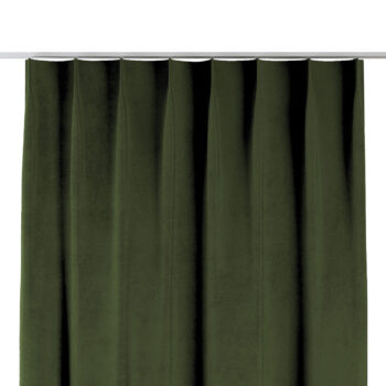 Záves so systémom FLEX (jednoduché spony flex), tmavozelená, Crema, 185-87