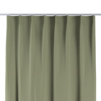Záves so systémom FLEX (jednoduché spony flex), zelená, Blackout Soft, 269-23