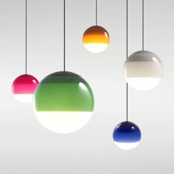Závesná LED lampa MARSET Dipping Light Ø 20 cm modrá