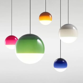 Závesná LED lampa MARSET Dipping Light Ø 20 cm oranžová