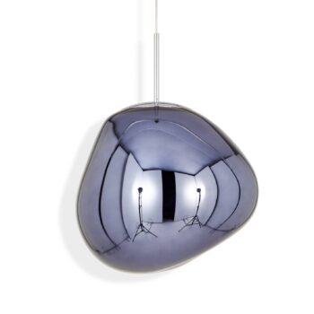 Závesná LED lampa Tom Dixon Melt Mini, Ø 28 cm, dymová