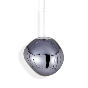Závesná LED lampa Tom Dixon Melt Mini, Ø 28 cm, dymová