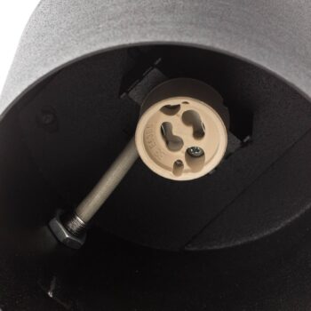 Závesná lampa 1047, štvor-plameňová, čierna