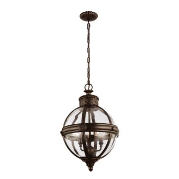 Závesná lampa Adams Ø 37 cm bronz