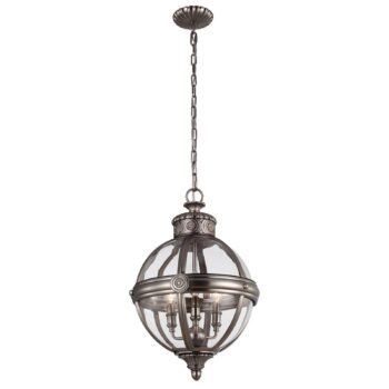 Závesná lampa Adams Ø 37 cm nikel