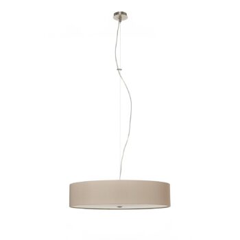 Závesná lampa Alea, melanžová hnedá