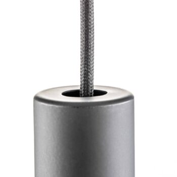 Závesná lampa Alton sklenené tienidlo dymová Ø23cm