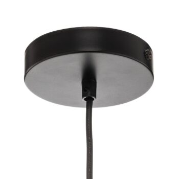 Závesná lampa Anteo z ratanu, vysoký ovál