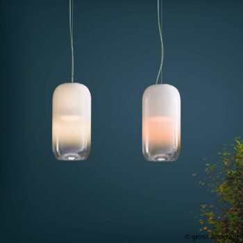 Závesná lampa Artemide Gople RWB LED osvetlenie