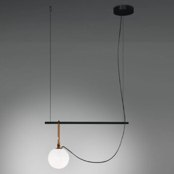 Závesná lampa Artemide nh S1 14 55 cm guľa Ø 14cm