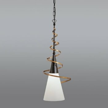 Závesná lampa BONITO antická hrdza 75 cm