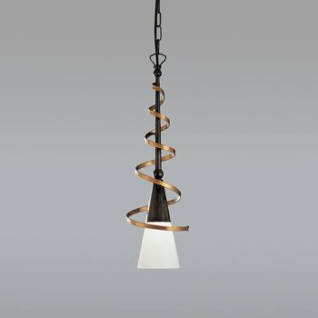 Závesná lampa BONITO antická hrdzavá 50 cm