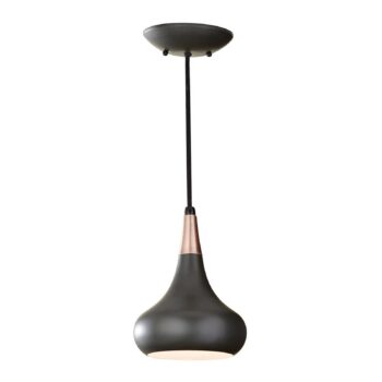 Závesná lampa Beso tmavý bronz Ø 17,9 cm