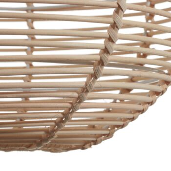 Závesná lampa Bolita z dreva, Ø 42 cm