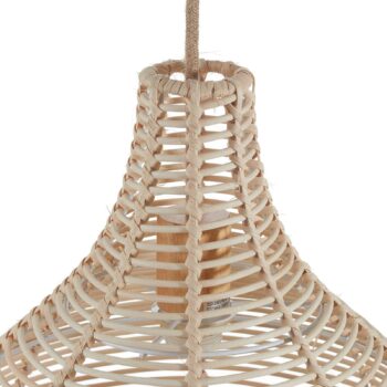 Závesná lampa Bolita z dreva, Ø 42 cm