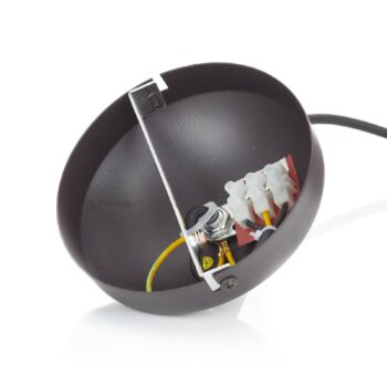 Závesná lampa Boolan s bambusovým tienidlom hnedá