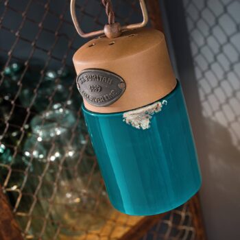 Závesná lampa C1620, keramika a kov, zelená