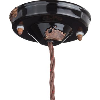 Závesná lampa C1660/1 s klietkou, čierna