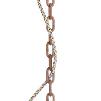 Závesná lampa C1680 z keramiky, čierna