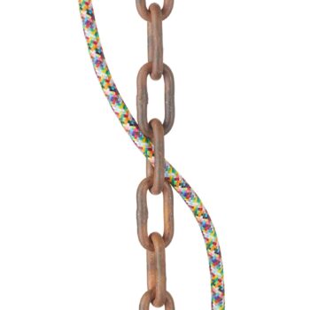 Závesná lampa C1710 z keramiky, biela