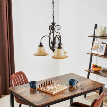 Závesná lampa CELLO, 3-plameňové