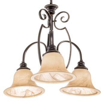 Závesná lampa CELLO, 3-plameňové